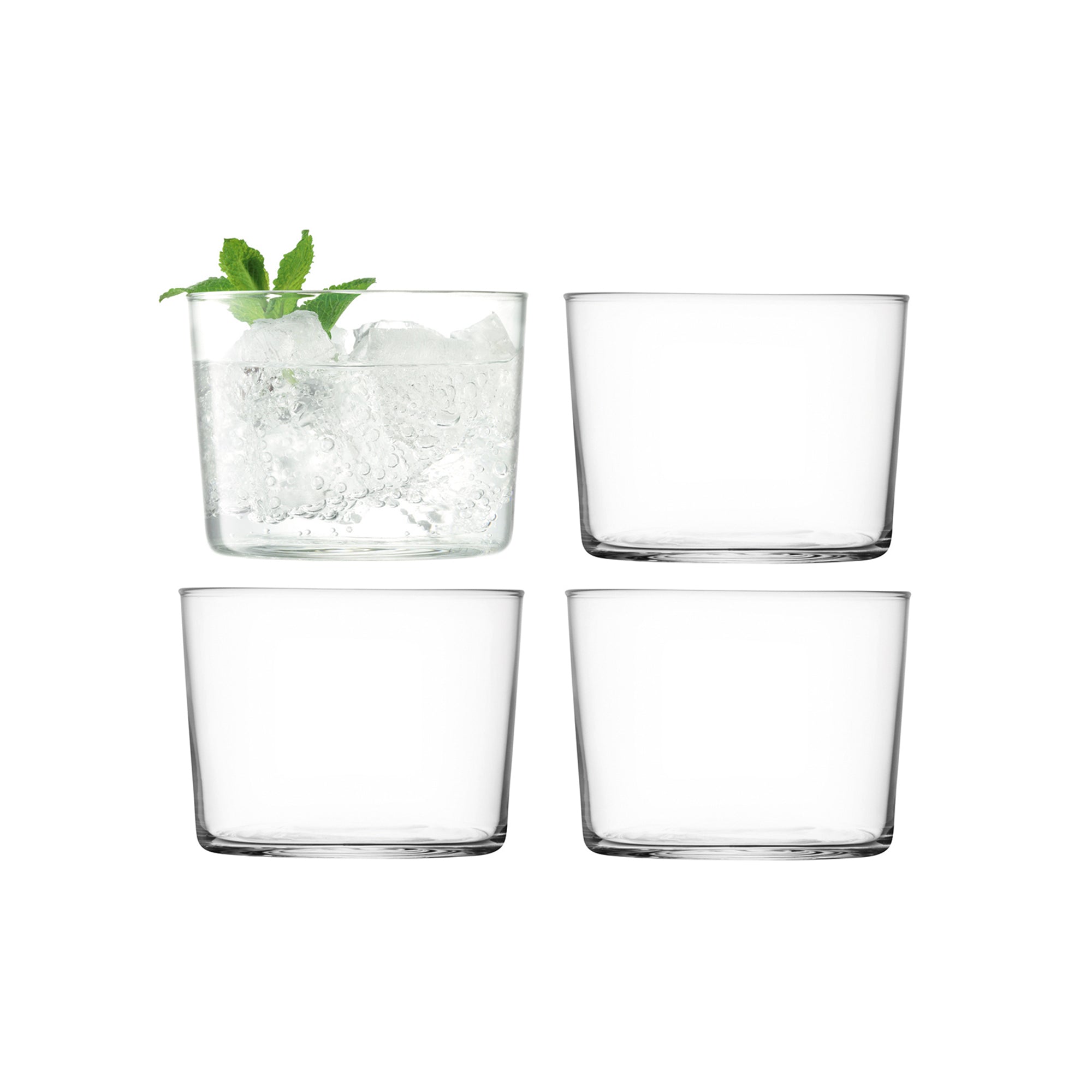 LSA International Gio Tumbler 220ML Clear x4
