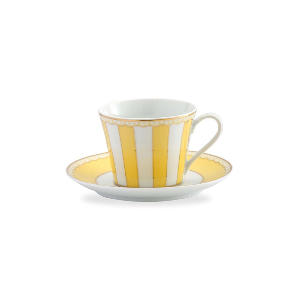 Noritake Carnivale Yellow 6Pcs Tea For Two Set With Gift Box
