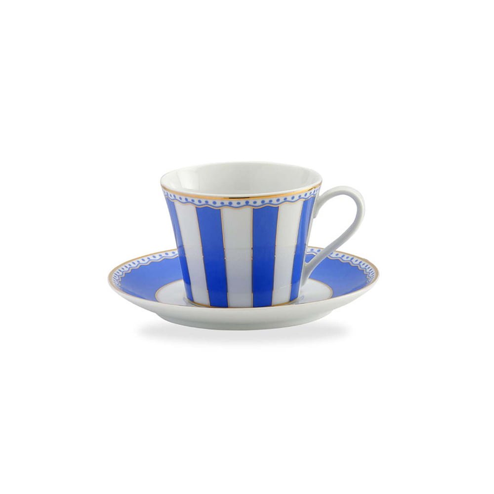 Noritake Carnivale Blue 6Pcs Tea For Two Set With Gift Box