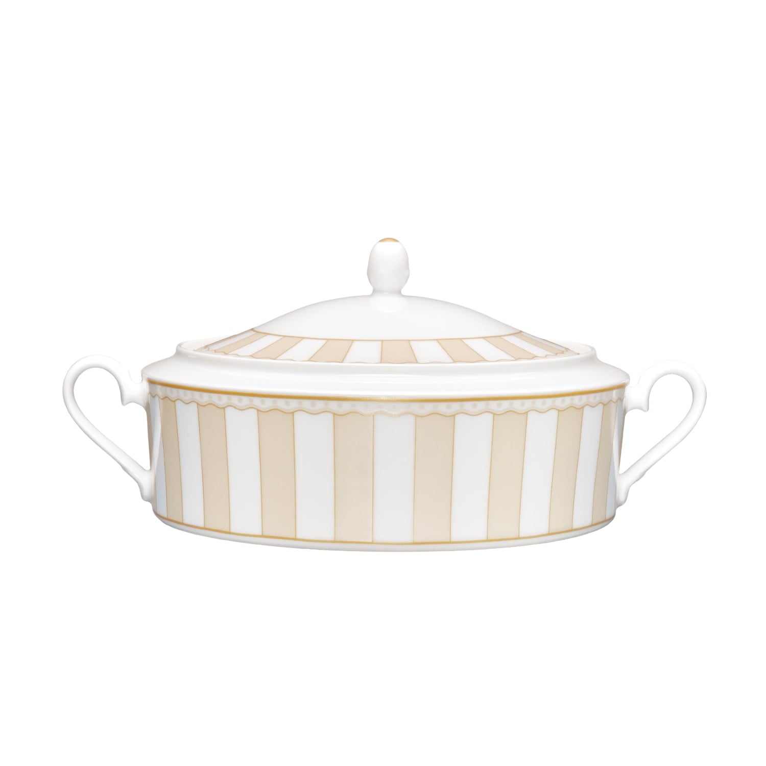 Noritake Covered Vegetable - Carnivale Champagne