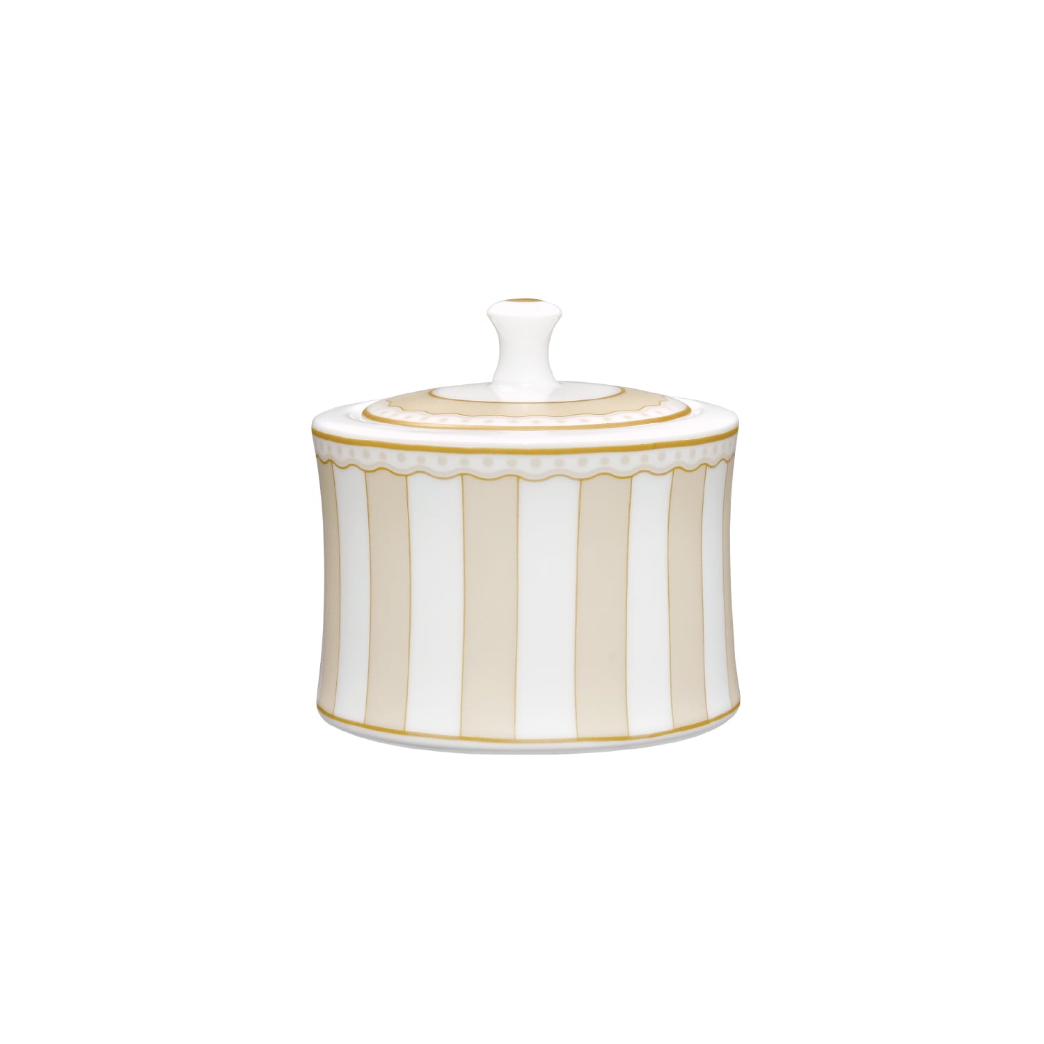 Noritake Sugar Bowl With Cover - Carnivale Champagne