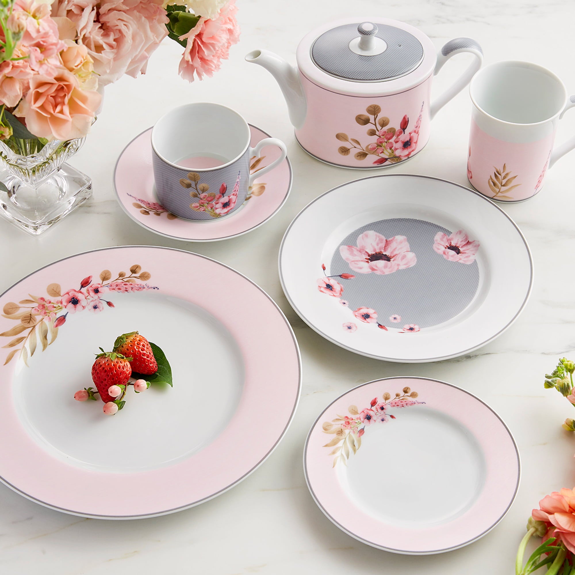 Noritake 5Pcs Couple Breakfast Set - Celest Thoi