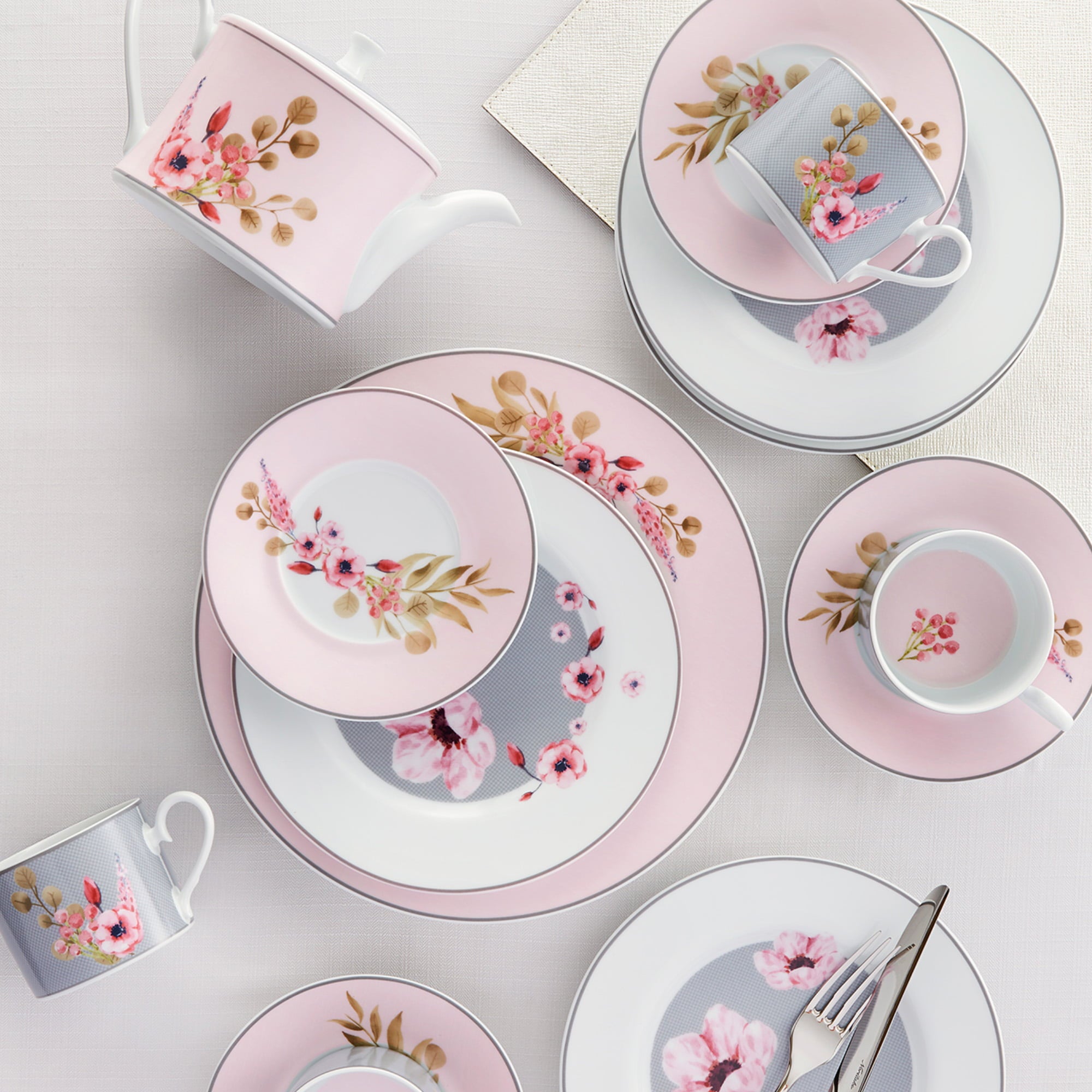 Noritake 5Pcs Couple Breakfast Set - Celest Thoi