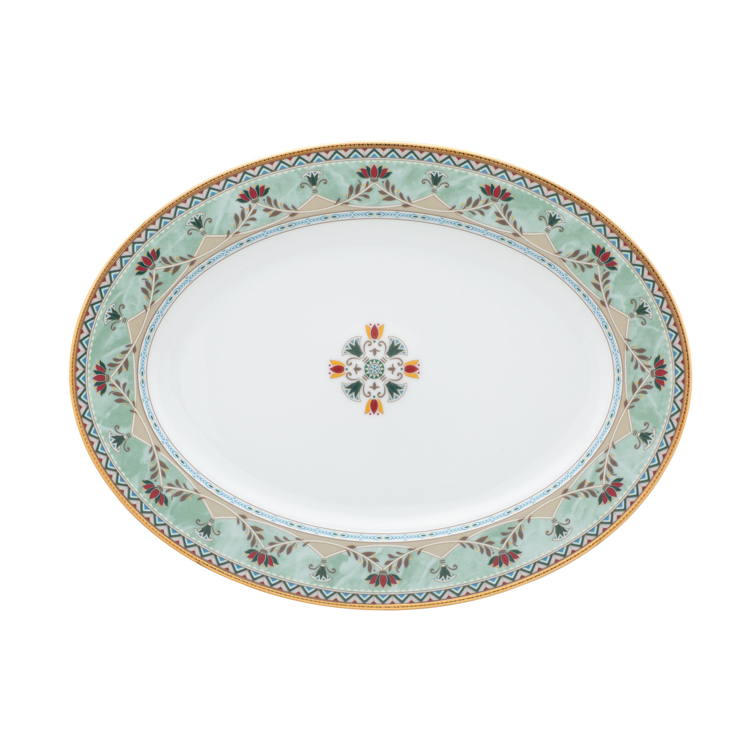 Noritake 47Pcs Dinner & Tea Set for 8 Person - Serene Garden