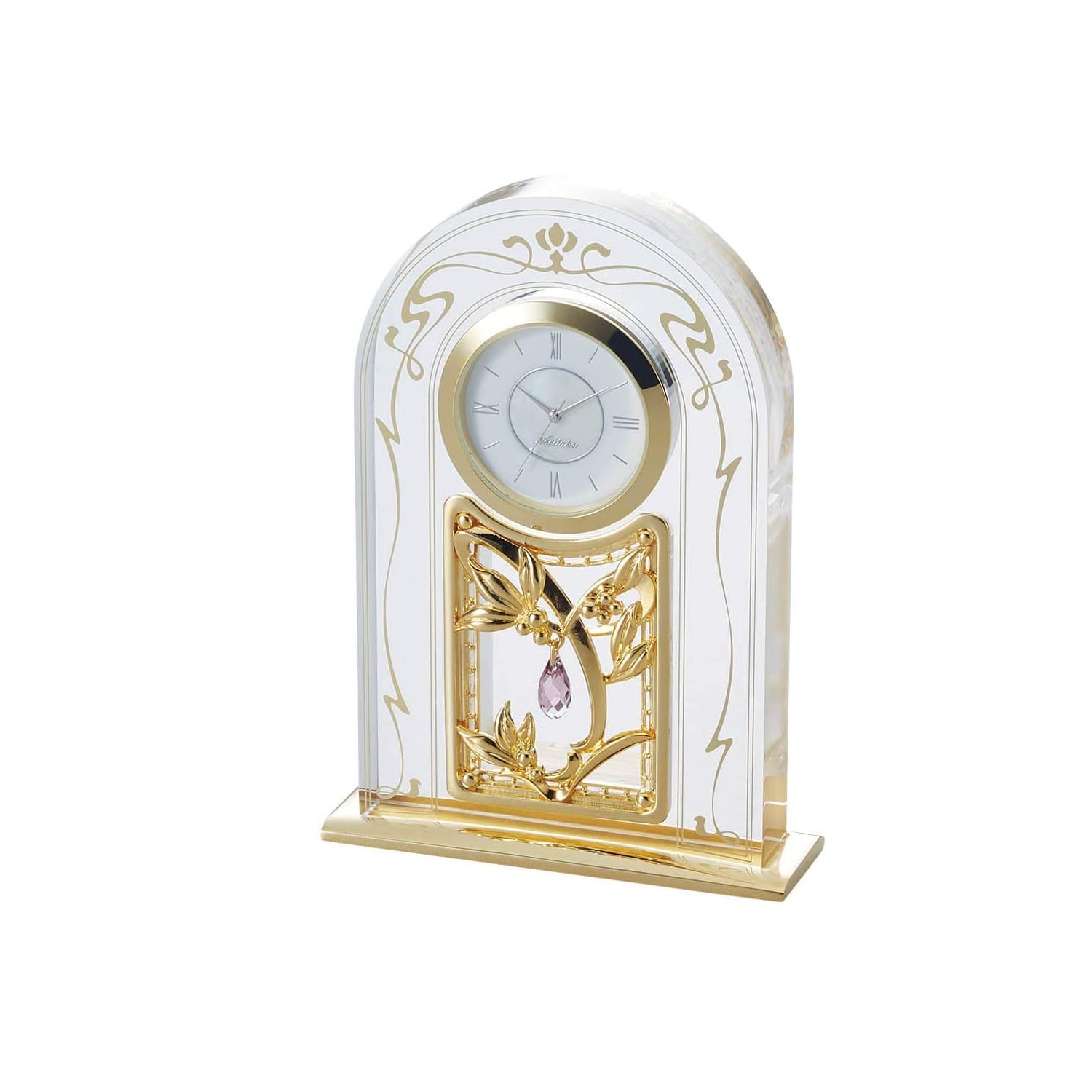 Noritake Art Nouveau Gold Clock - Maison Collection