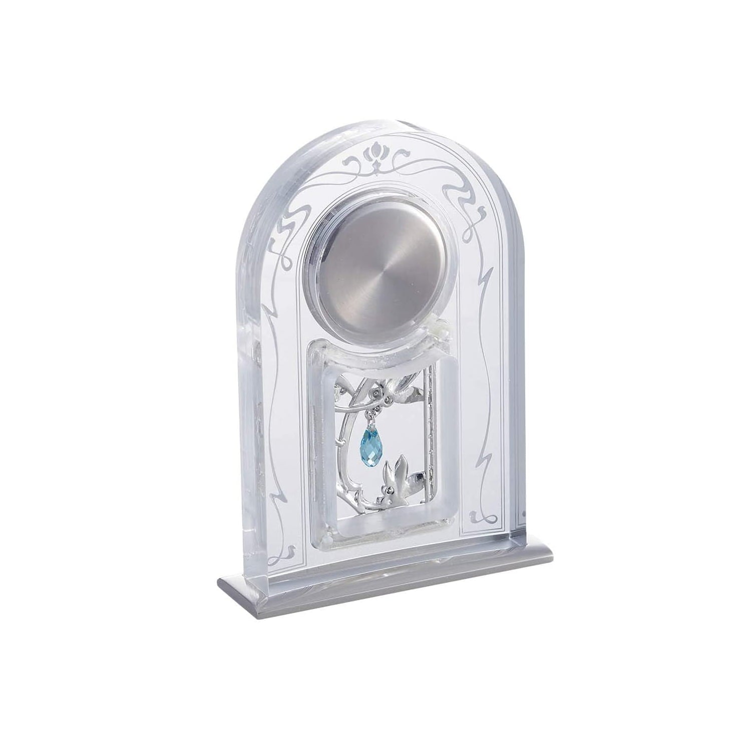 Noritake Art Nouveau Platinum Clock - Maison Collection
