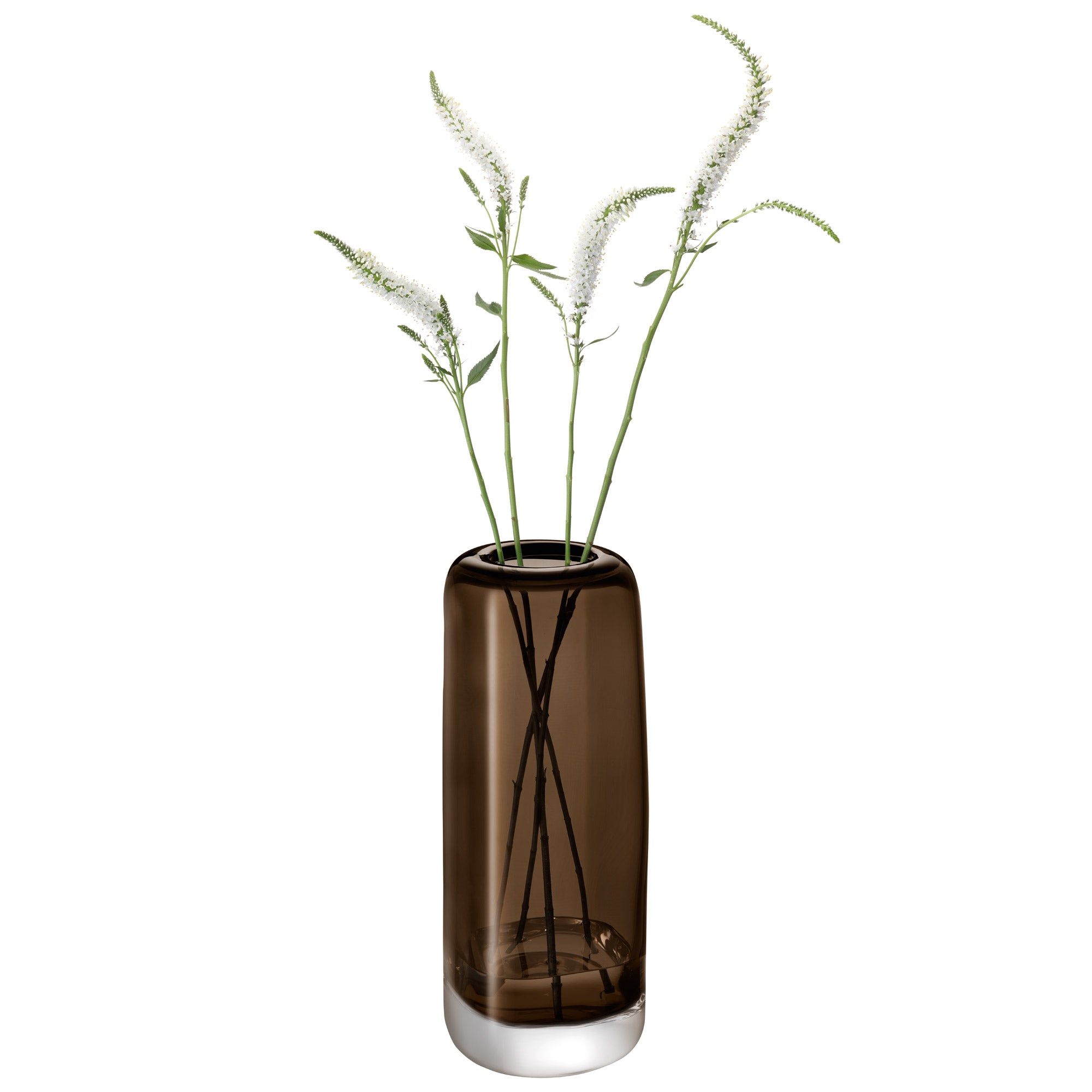 Melt Vase H34cm Mushroom Brown