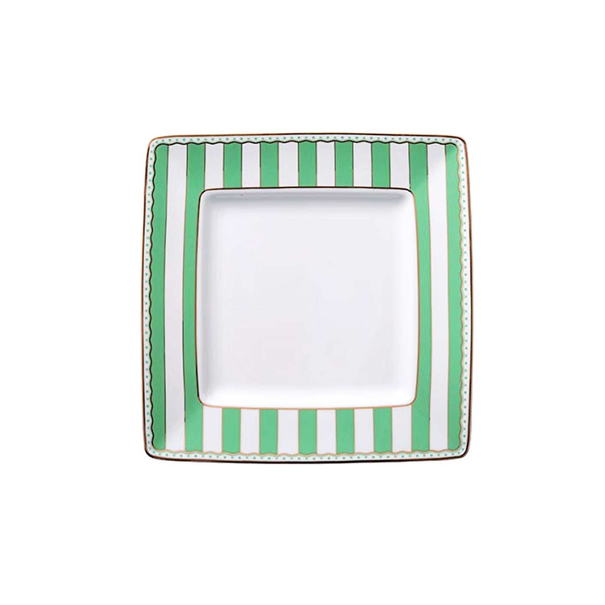 Noritake Carnivale Apple Green Square Plate 27Cm