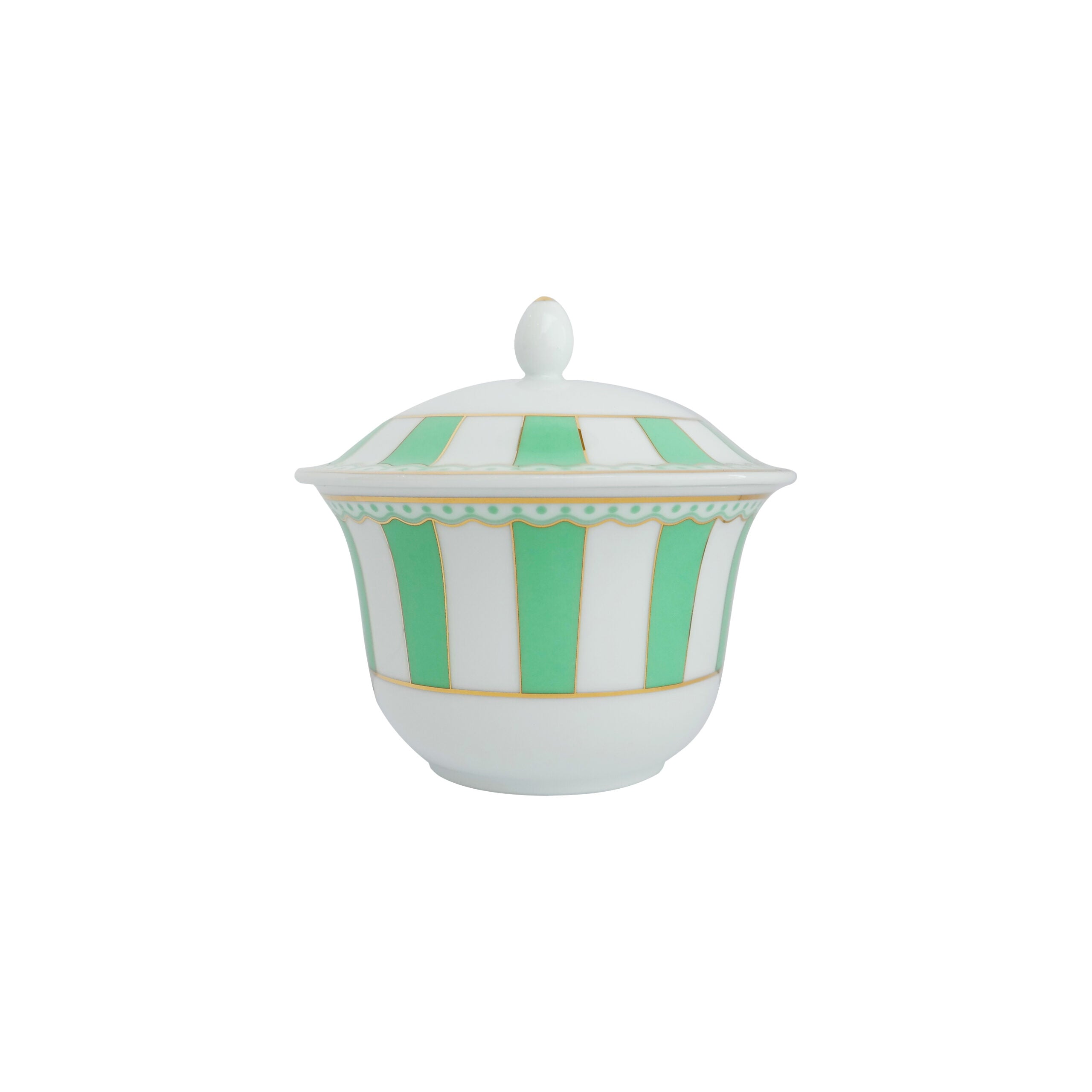 Noritake Carnivale Apple Green Sweet Container