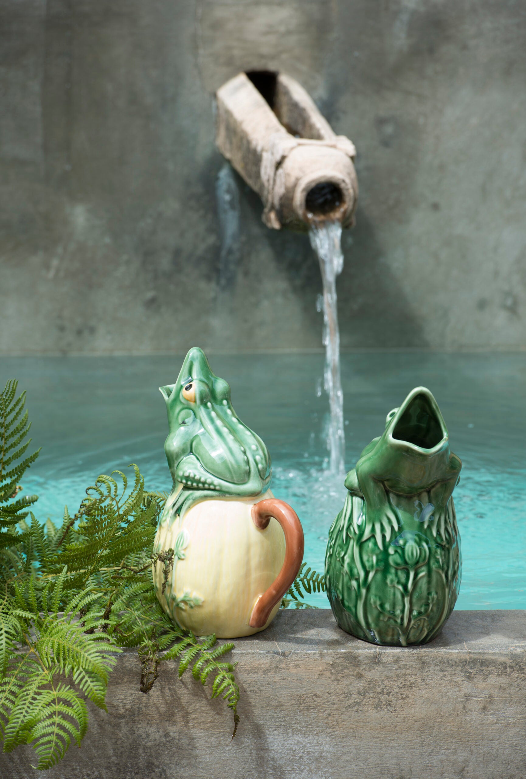 Bordallo Pinheiro Pitcher Frog Green - Pitcher