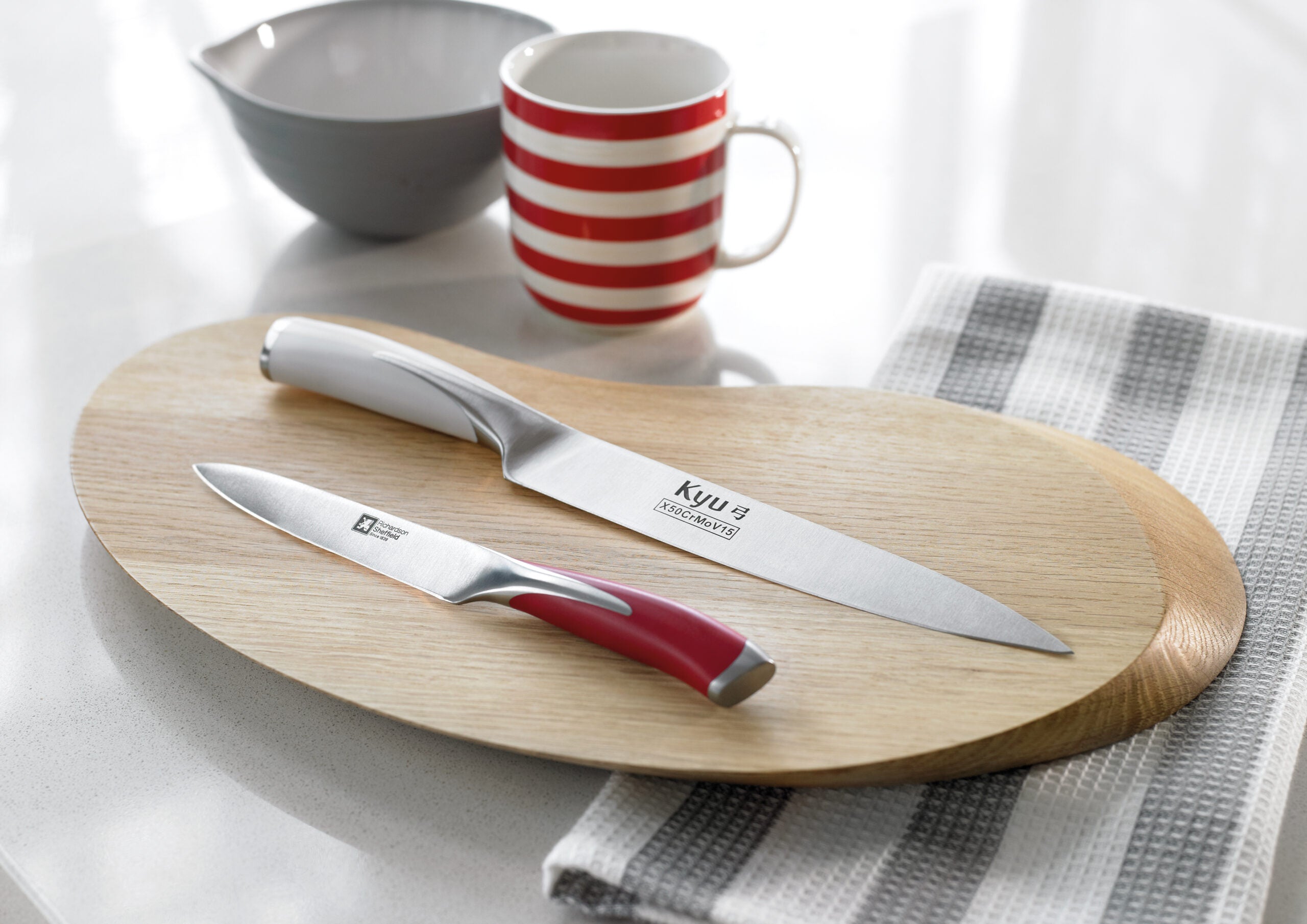 Richardson Sheffield KYU 5Pcs Fire Knife Block Set