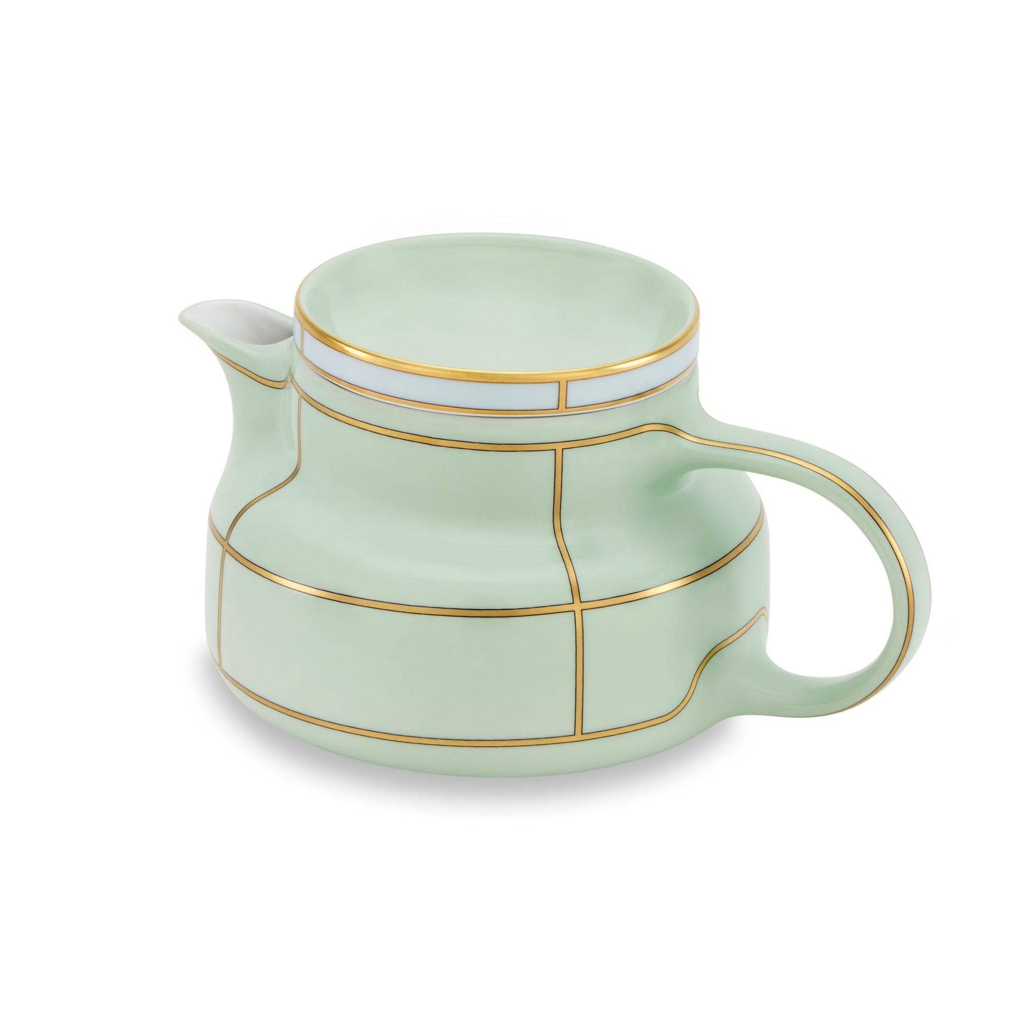 Ginori 1735 Teapot w/ Cover 770cc - Diva Verde