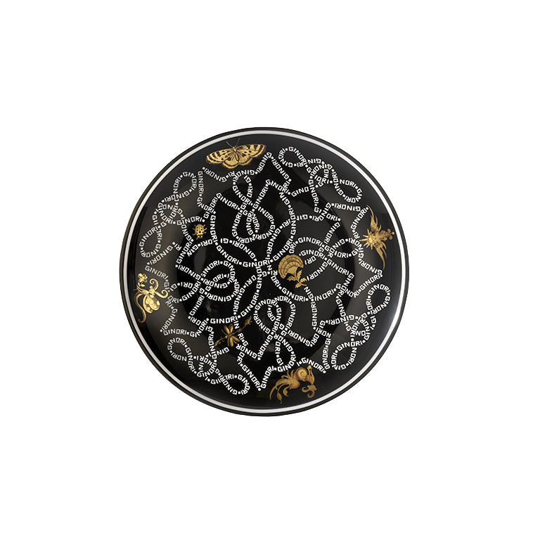 Ginori 1735 Flat Dessert Plate 20.5Cm- Nero