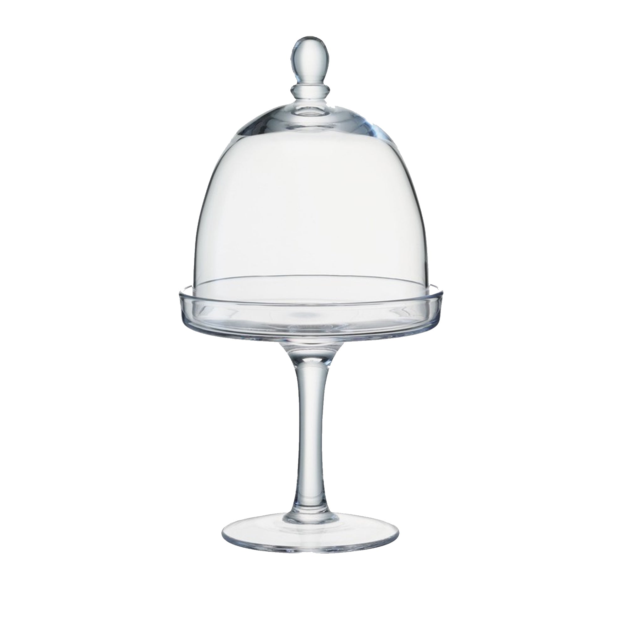 LSA International Serve Cake Stand & Dome 26.5cm