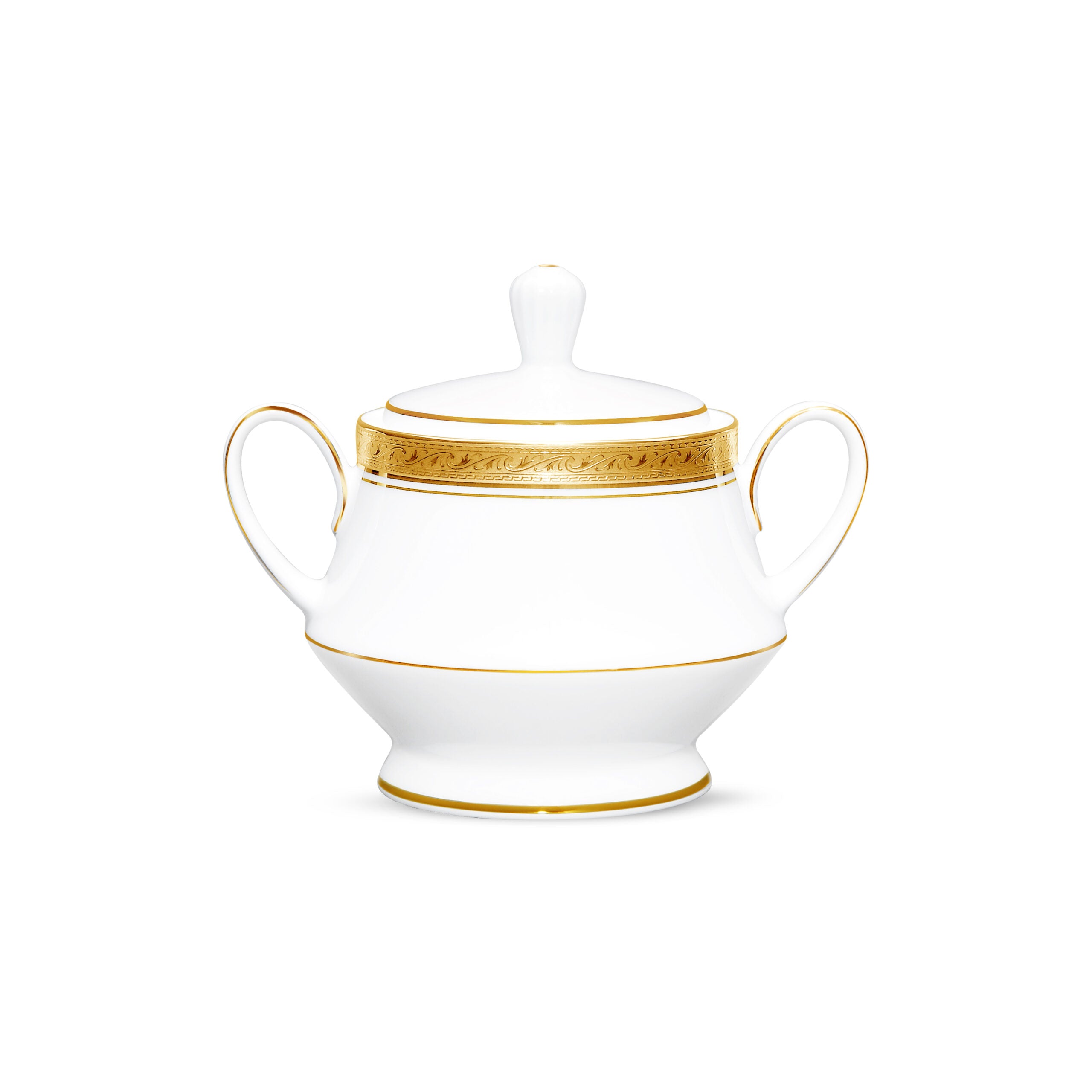 Noritake 96Pcs Dinner & Tea Set for 12 Person - Crestwood Gold