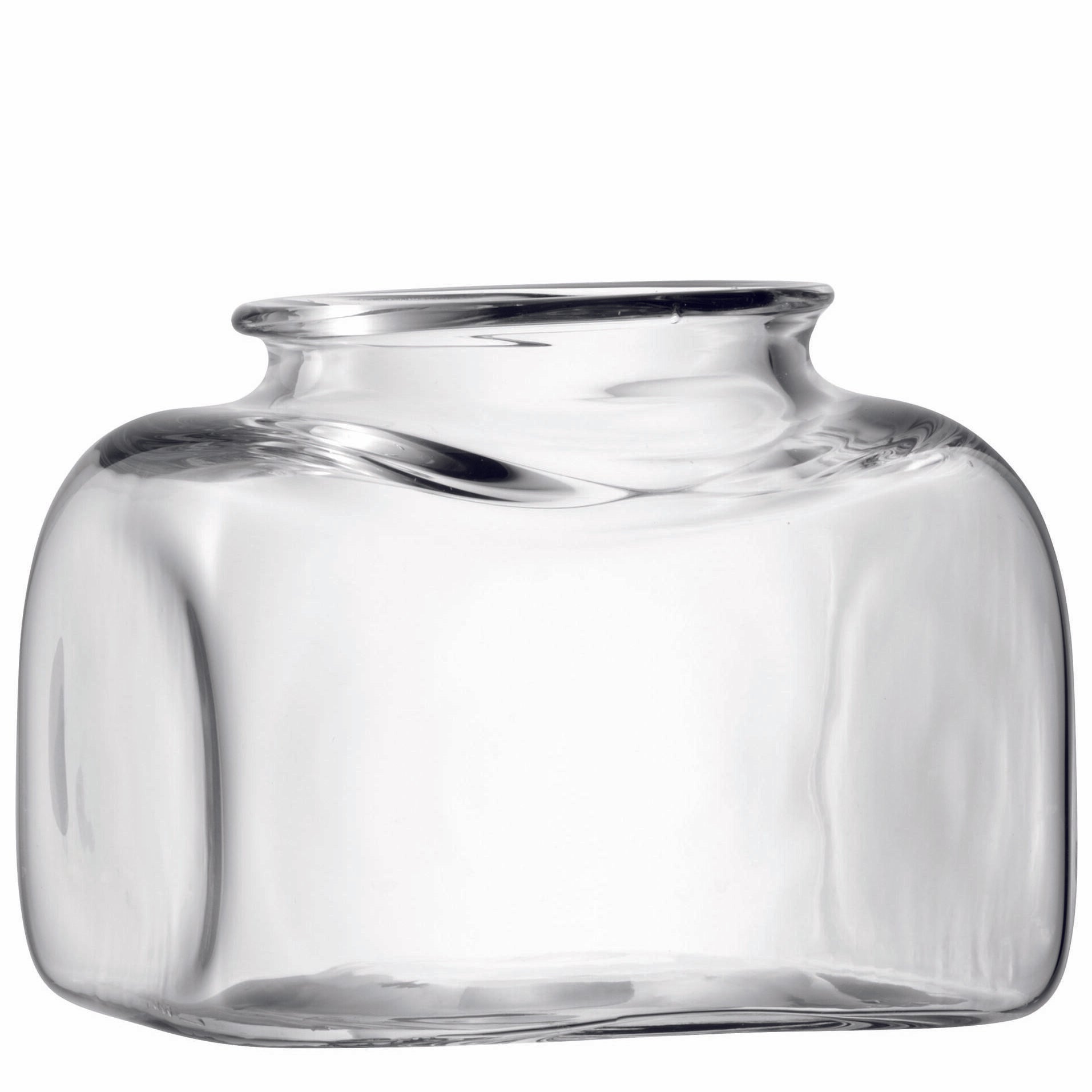 Umberto Vase H25cm Clear