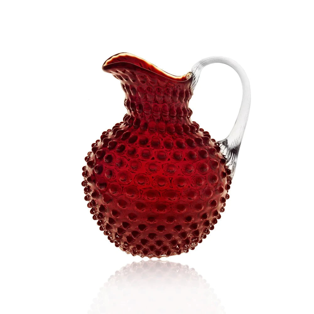 HOBNAIL JUG 2000ML (UNDERLAY GARNET)