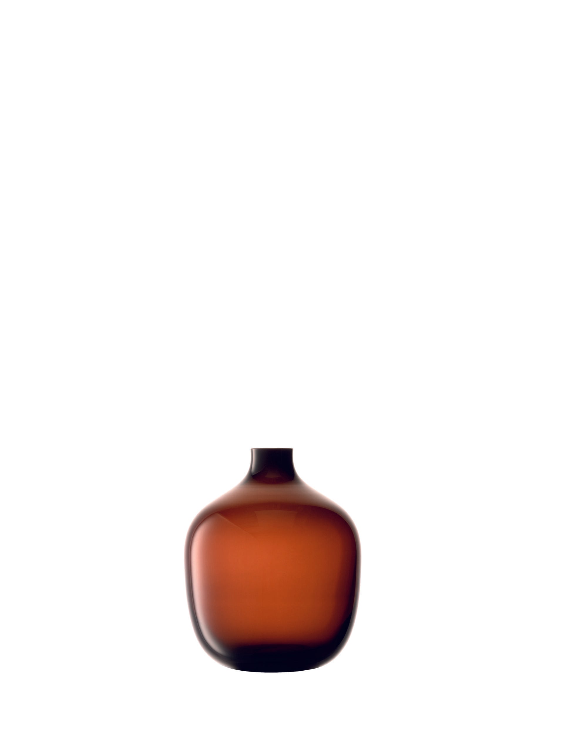 Vessel Vase H18cm Peat Brown
