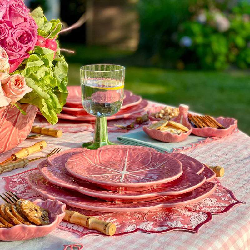 Bordallo Pinheiro 12Pcs Dinner Set - Cabbage Rose