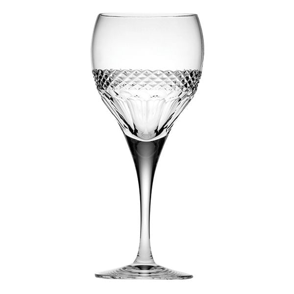 Royal Scot Crystal Diamonds - 2 Crystal Large Wine Glasses (Gift Boxed)