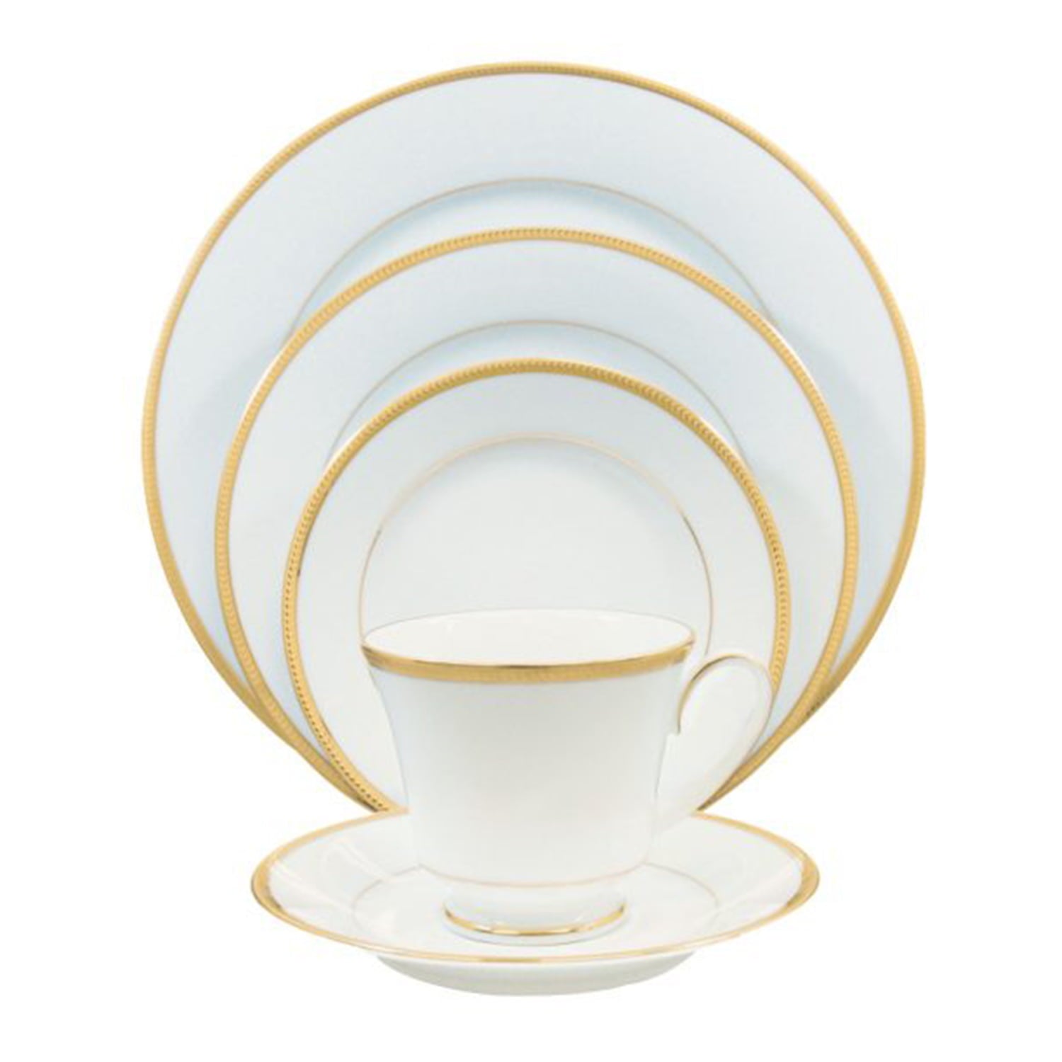 Noritake 96Pcs Dinner & Tea Set for 12 Person - Toorak Gold