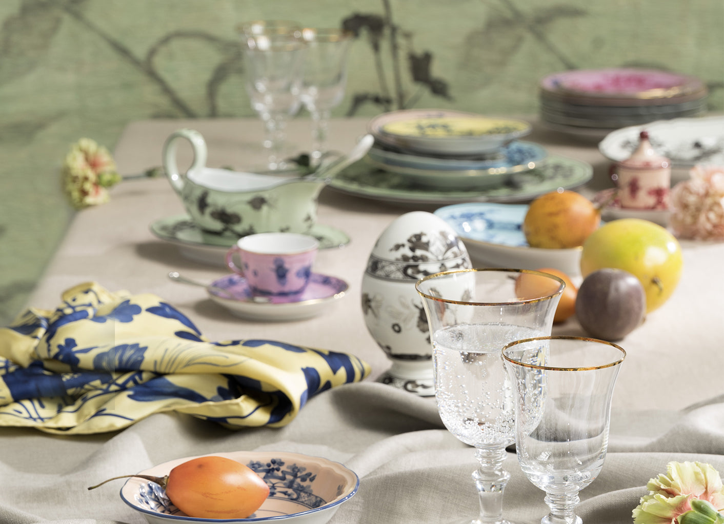 Ginori 1735 Tea Saucer 15CM - Oriente Italiano Azalea