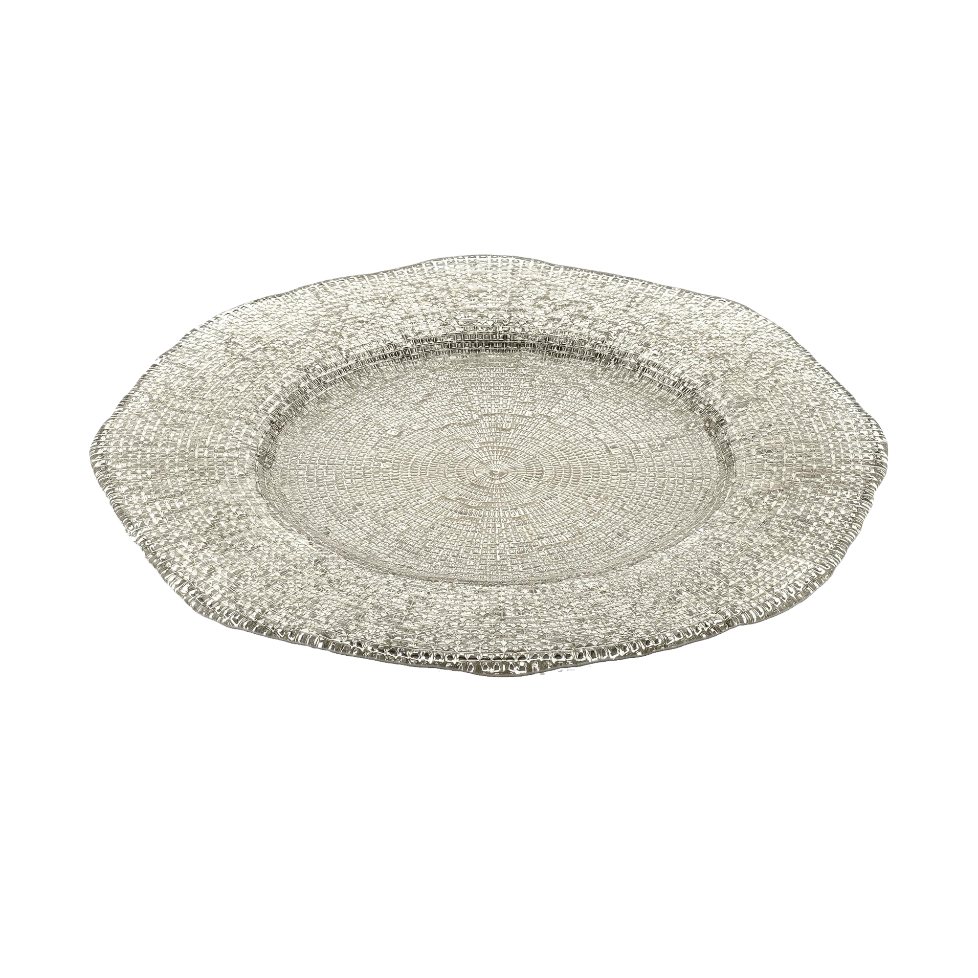 IVV Diamante Charger Plate - Beige Chrome