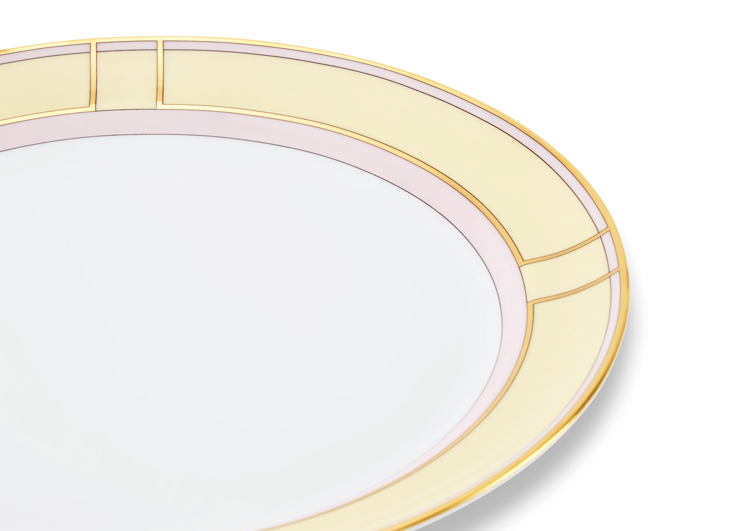 Ginori 1735 Flat Plate 24cm - Diva Giallo