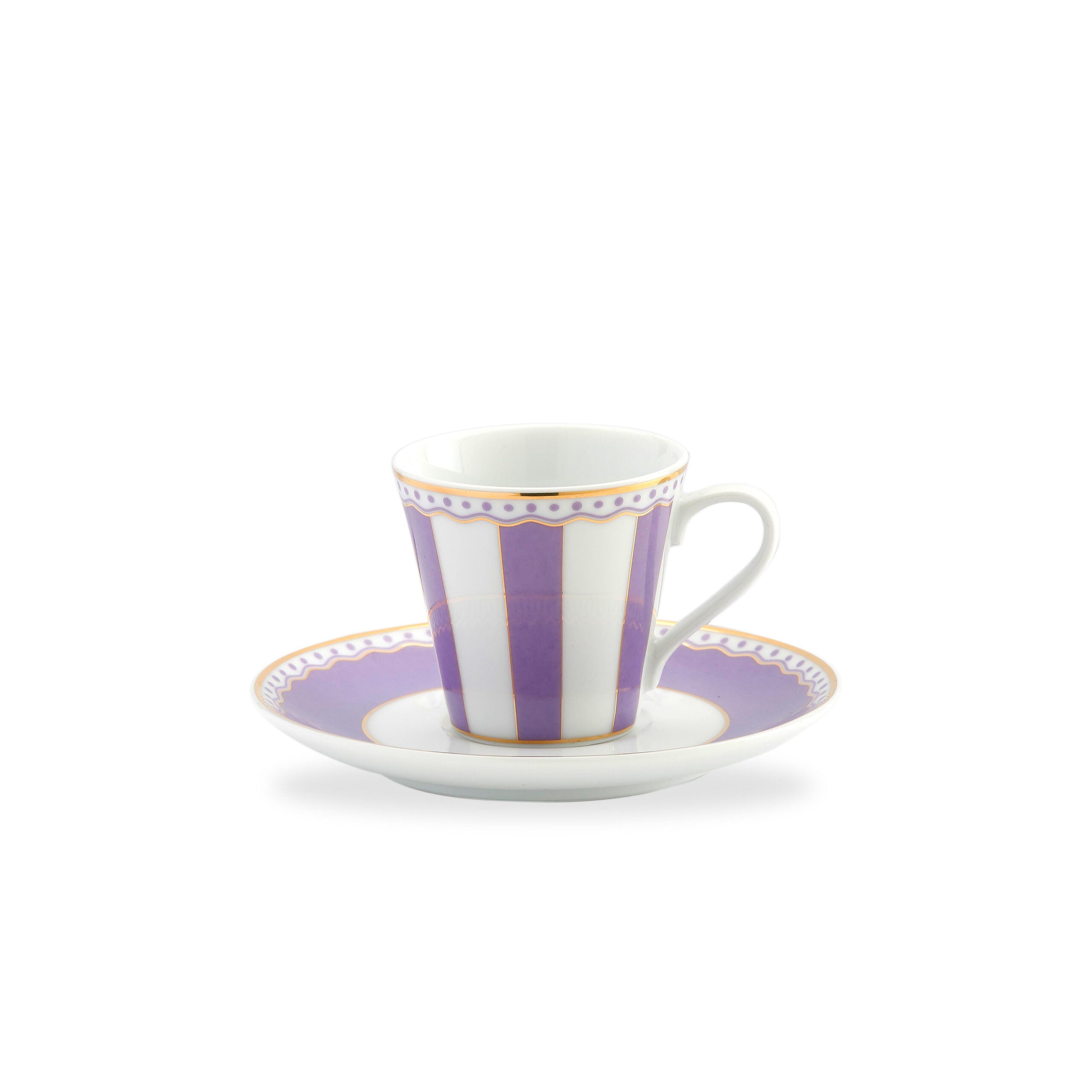 Noritake Carnivale Lavender Ad (Espresso) Cup And Saucer