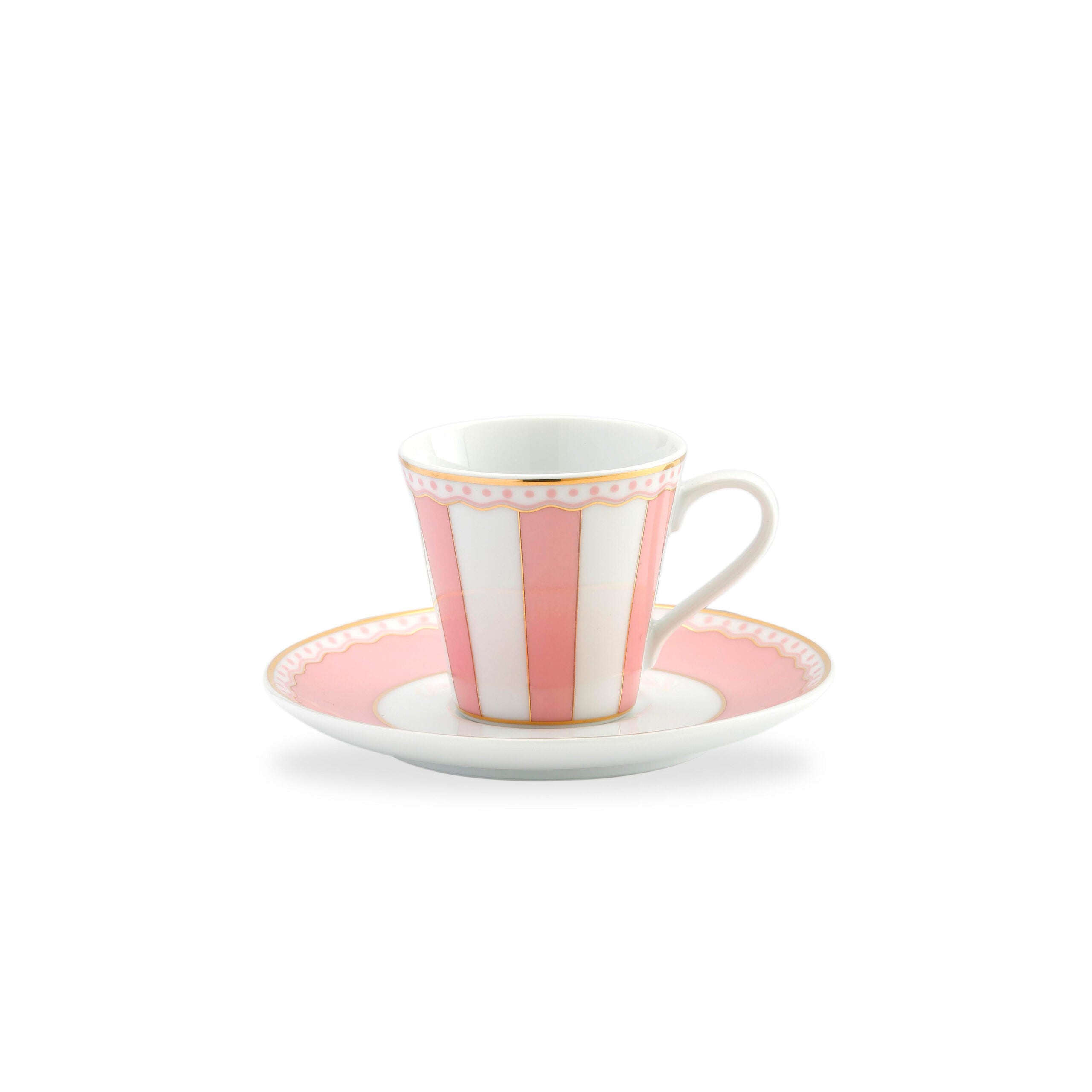 Noritake Carnivale Pink Ad (Espresso) Cup And Saucer