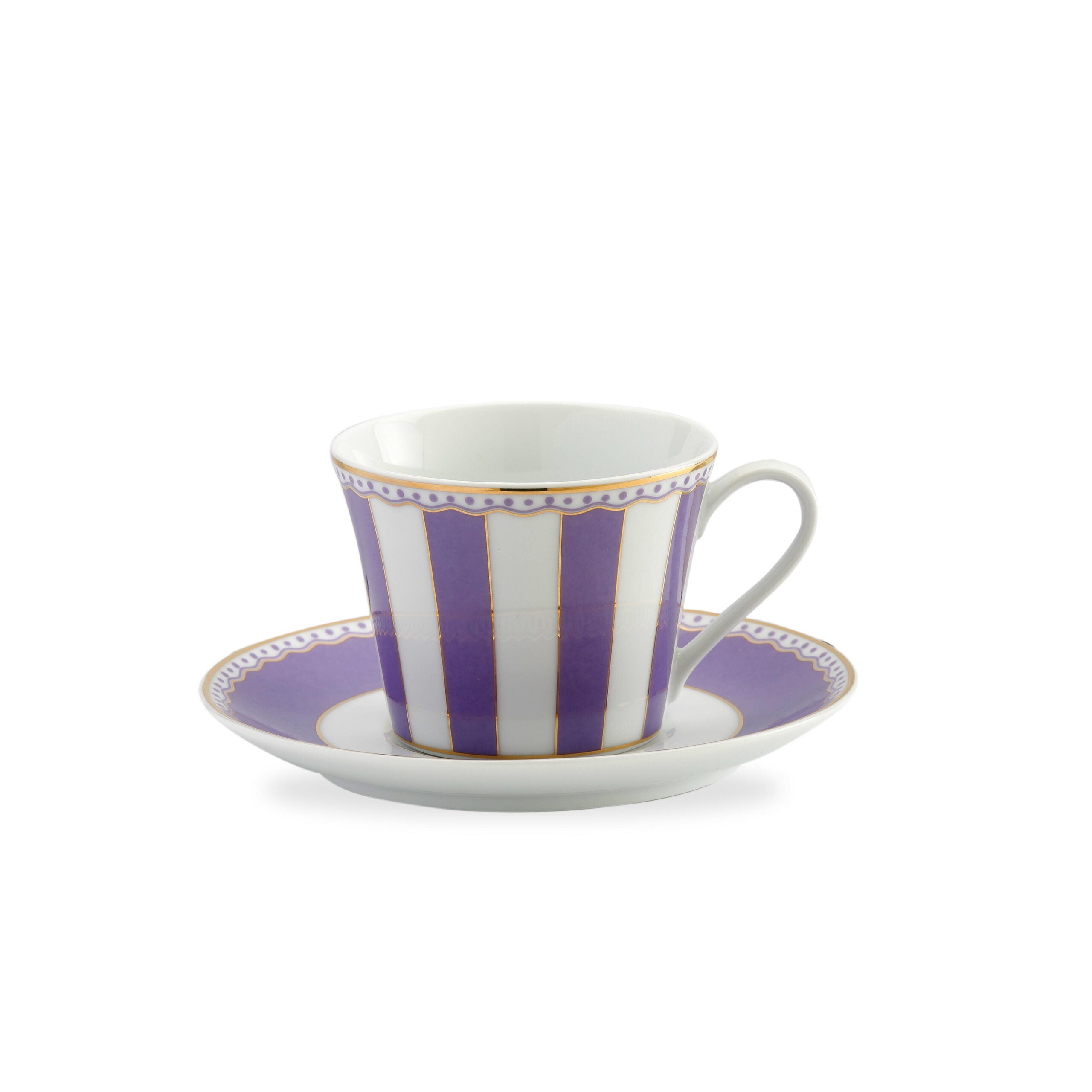 Noritake Carnivale Lavender Tea Cup And Saucer