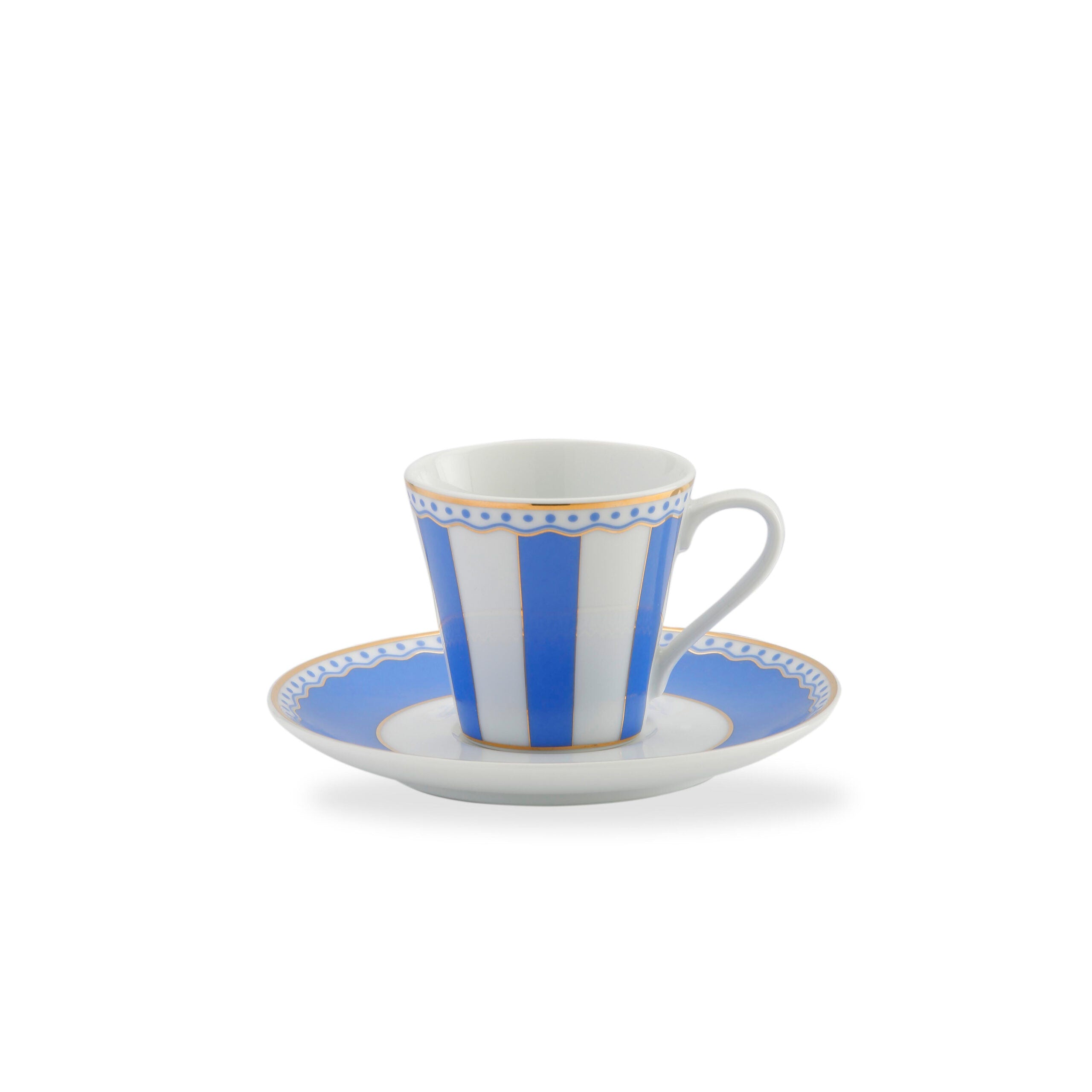 Noritake Carnivale Blue Ad (Espresso) Cup And Saucer