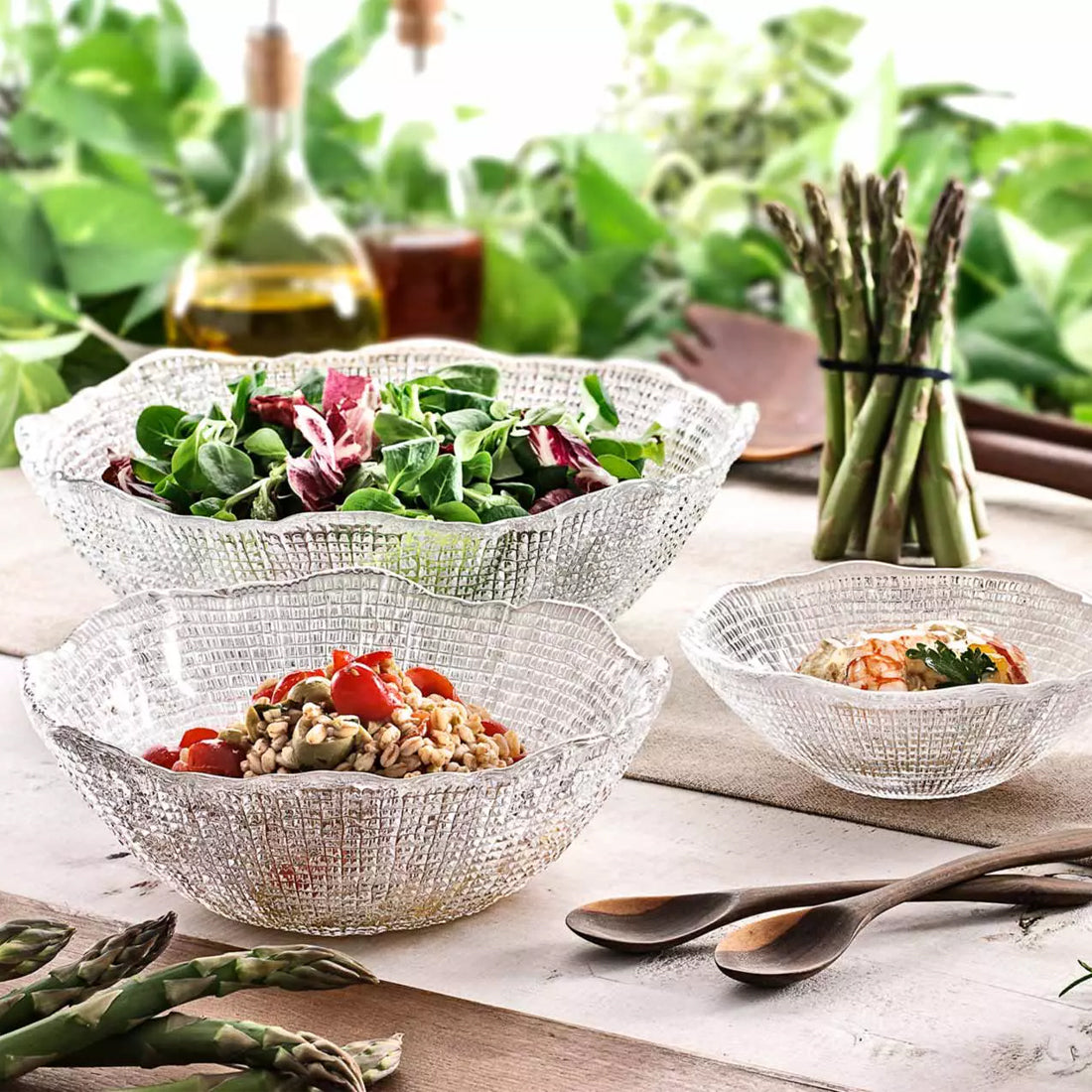 IVV Diamante Bowl 28cm Clear