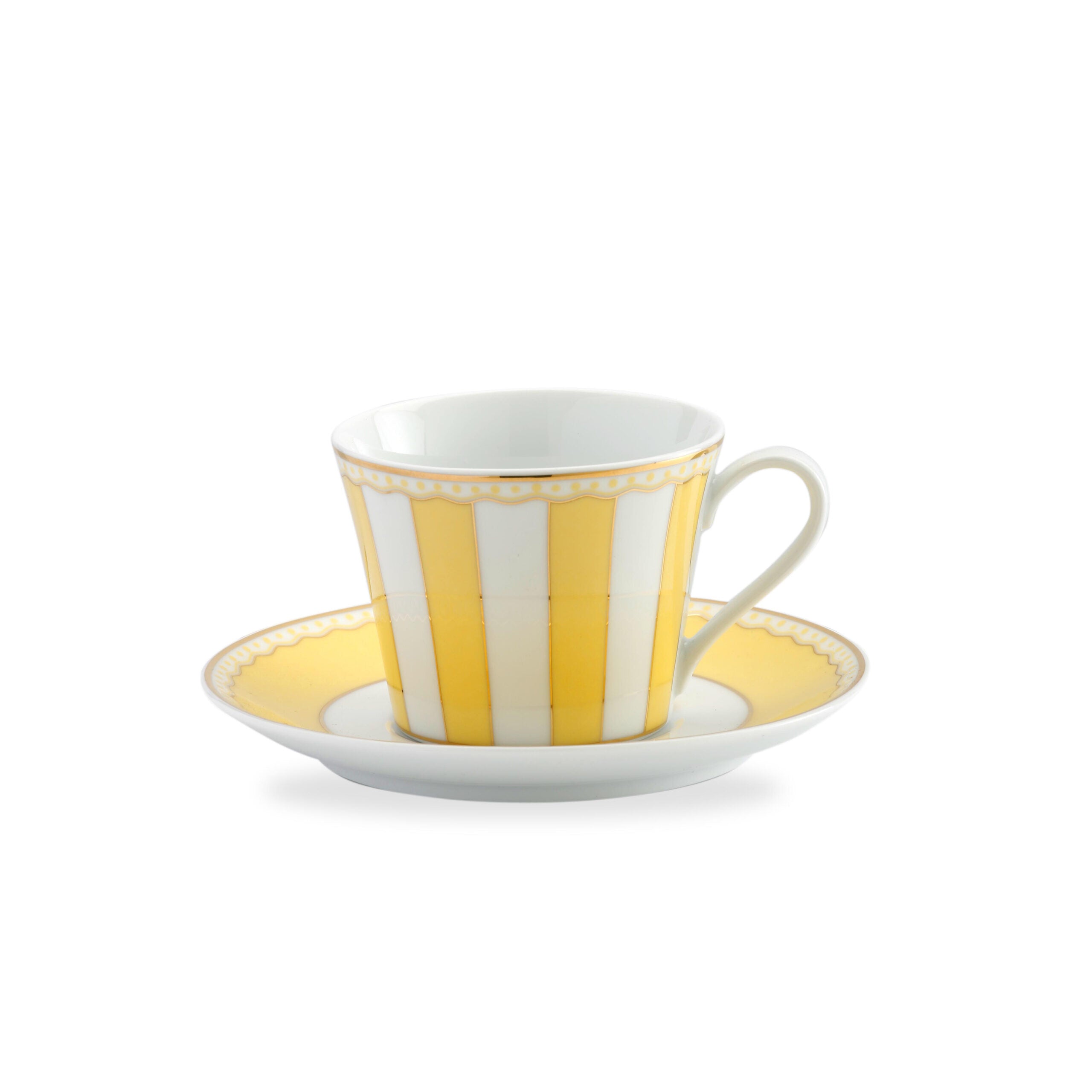 Noritake Carnivale Yellow Tea Cup And Saucer