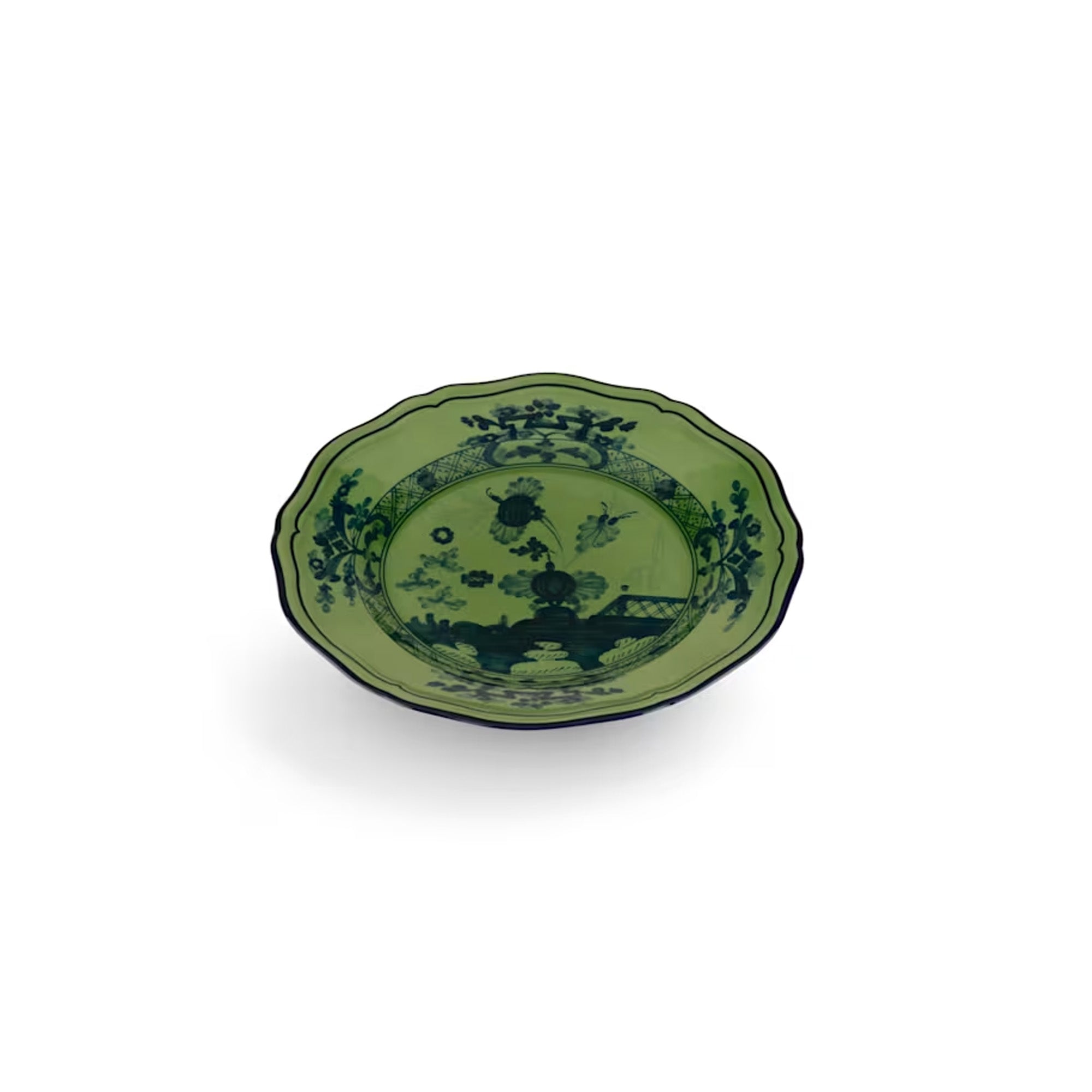 Ginori 1735 Flat Bread Plate 17cm - Oriente Italiano Malachite