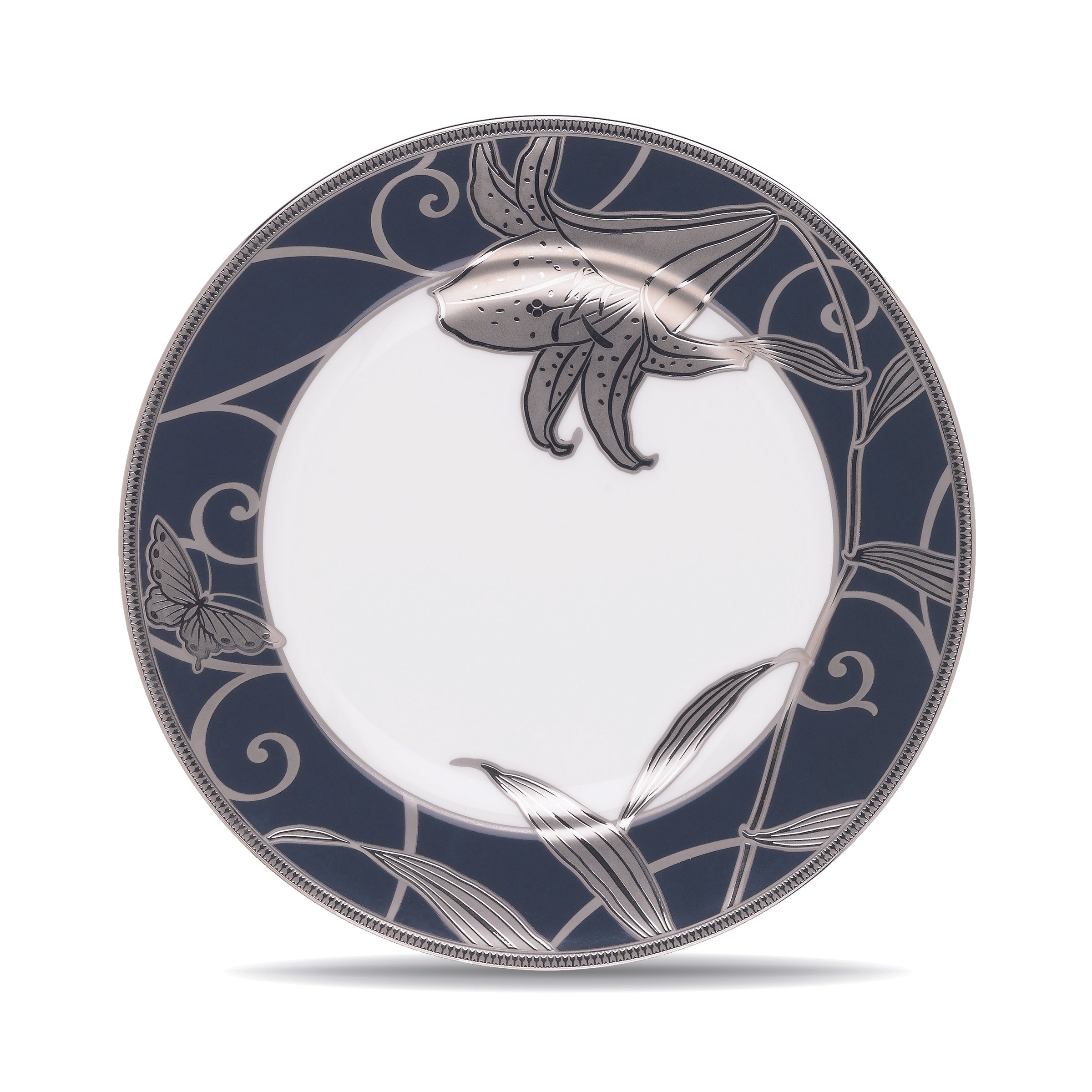 Noritake 23Pcs Tea Set - Hanaginsai (Blue & Silver)