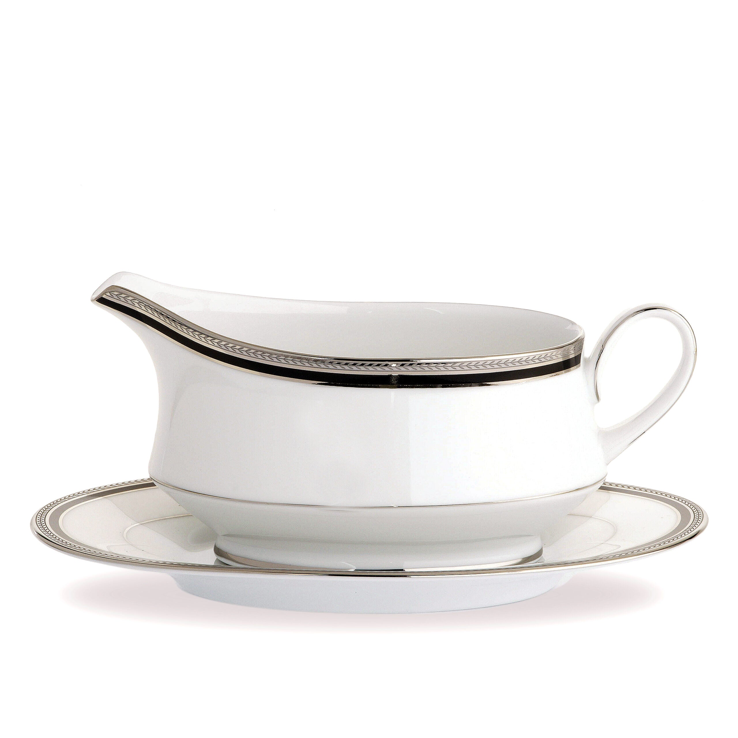 Noritake 96Pcs Dinner & Tea Set for 12 Person - Toorak Noir