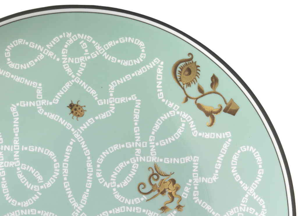 Ginori 1735 Flat Dessert Plate 20.5Cm - Acquamarina