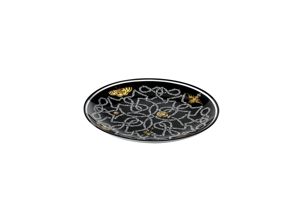 Ginori 1735 Flat Dessert Plate 20.5Cm- Nero
