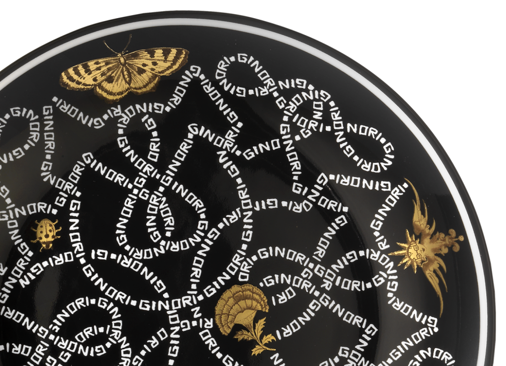 Ginori 1735 Flat Dessert Plate 20.5Cm- Nero