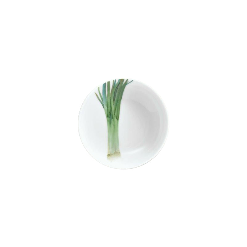 Noritake Plate 9.8Cm-Kyoka Shunsai Long Green Onion