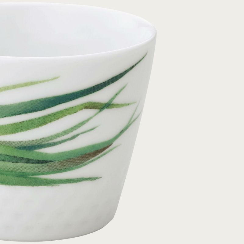 Noritake Japanese Cup 220Ml-Kyoka Shunsai Long Green Onion
