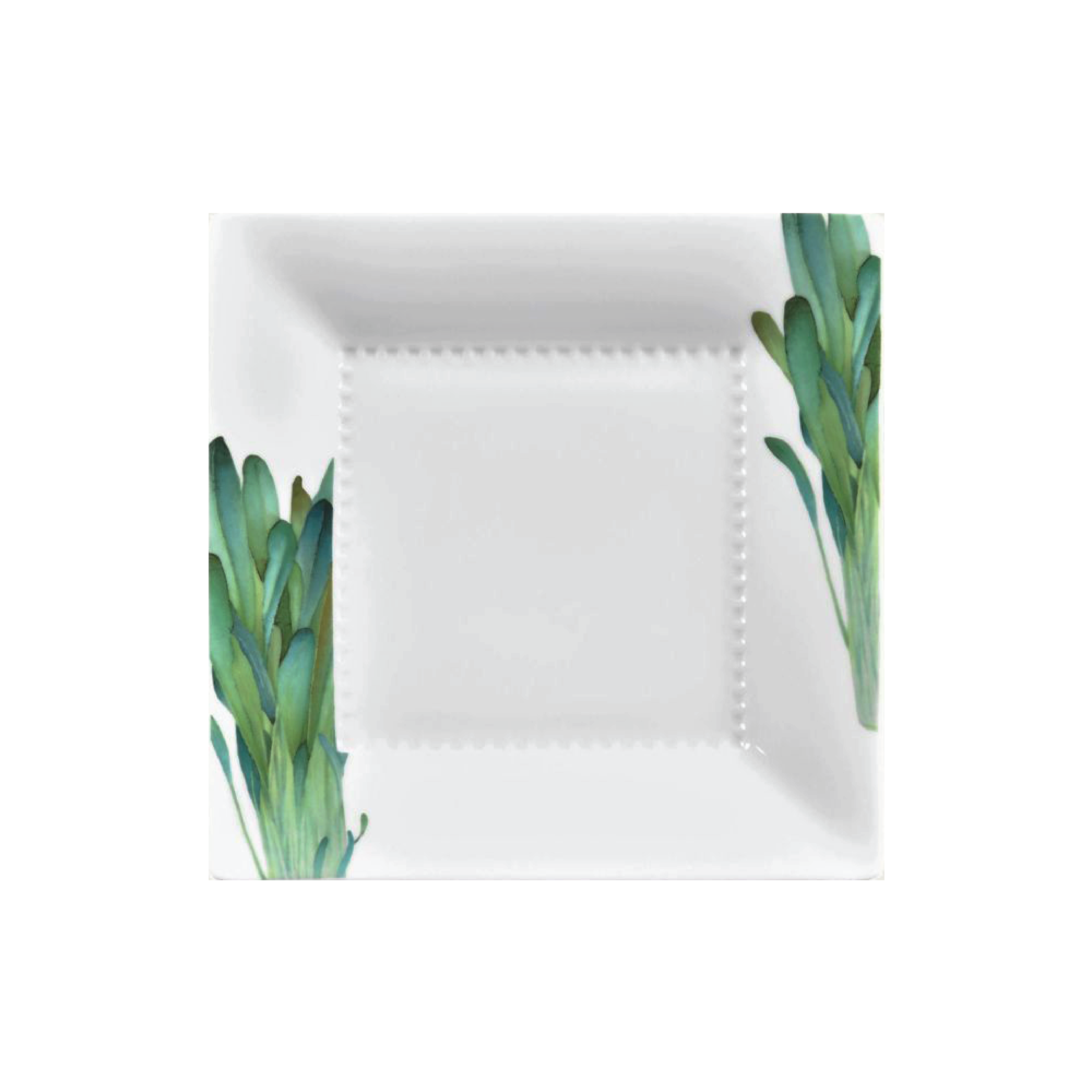 Noritake Square Plate 23.2Cm-Kyoka Shunsai Wild Mustard