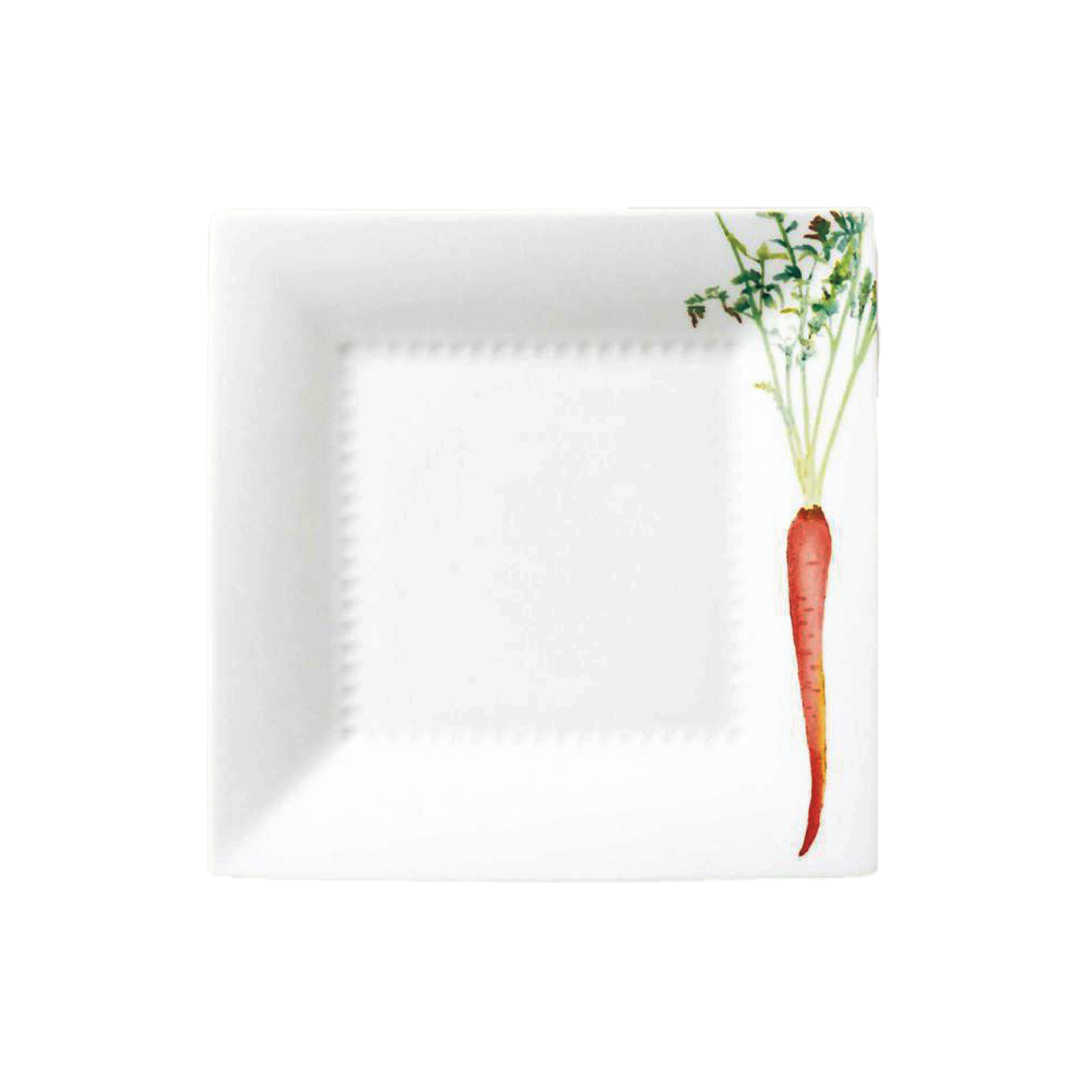 Noritake Square Plate 23.2Cm-Kyoka Shunsai Carrot