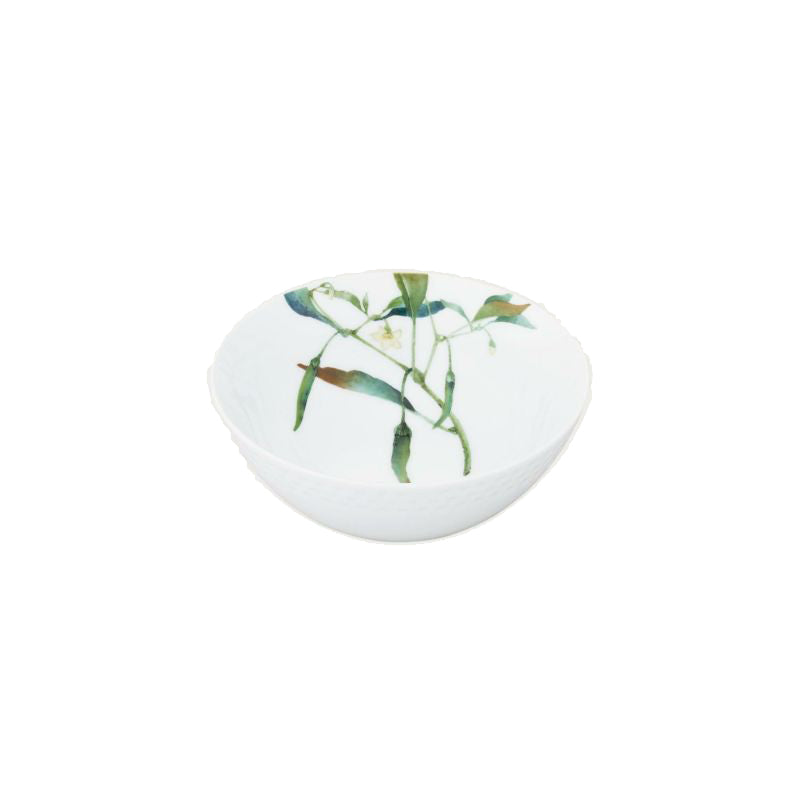 Noritake Bowl 13.9Cm-Kyoka Shunsai Green Chilli