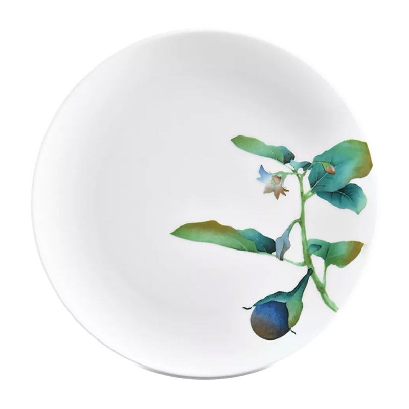 Noritake Coupe Plate 24.1Cm-Kyoka Shunsai Egg Plant