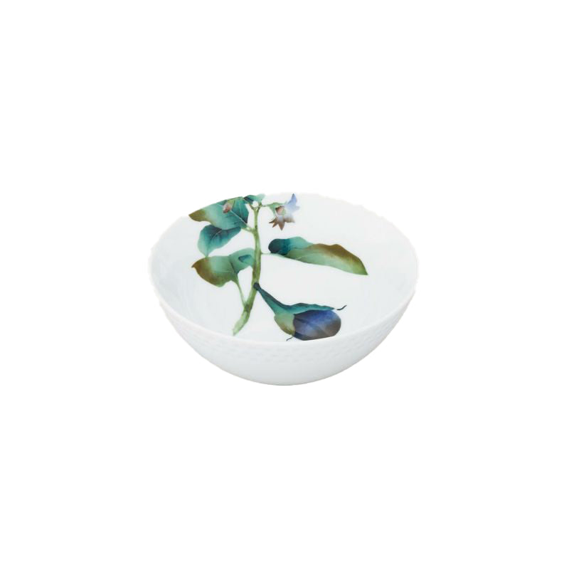 Noritake Bowl 13.9Cm-Kyoka Shunsai Egg Plant
