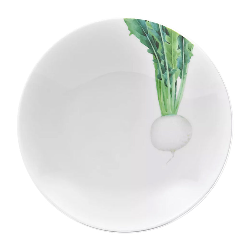 Noritake Coupe Deep Plate 23.4Cm-Kyoka Shunsai Radish