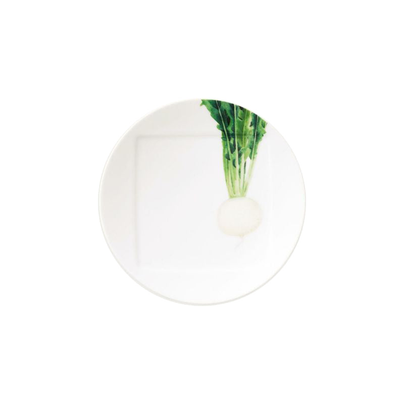 Noritake Plate 15.5Cm-Kyoka Shunsai Radish