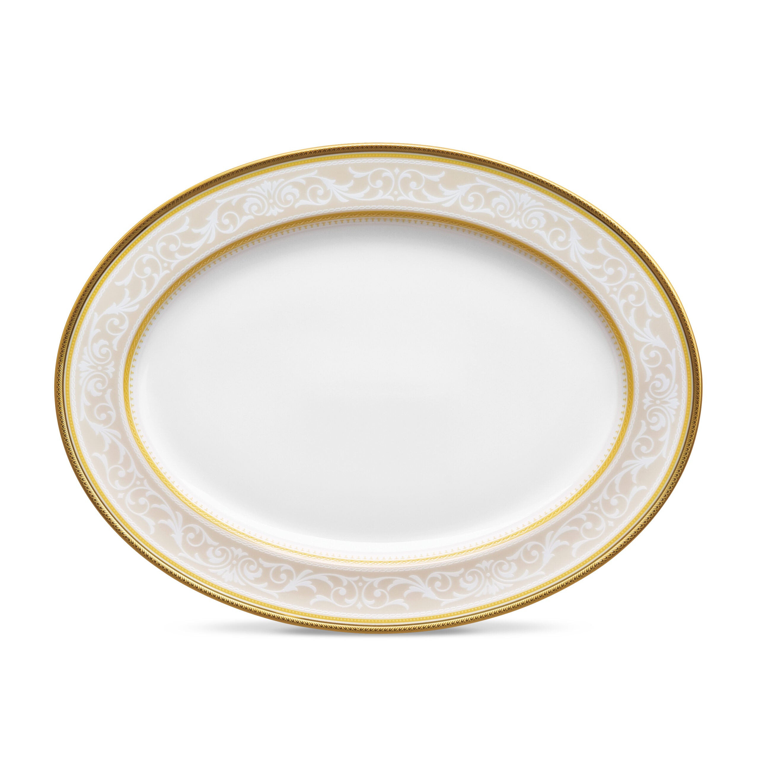 Noritake 37Pcs Dinner & Tea Set For 6 Person - Glendonald Gold